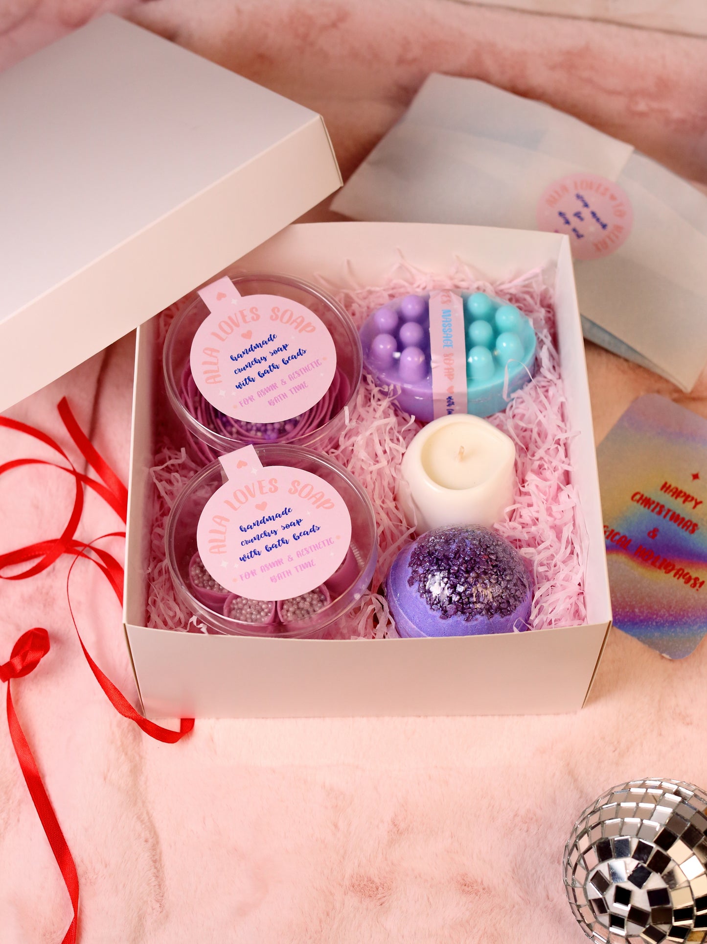 Standart Massage Bliss Box with 2 ASMR Soaps