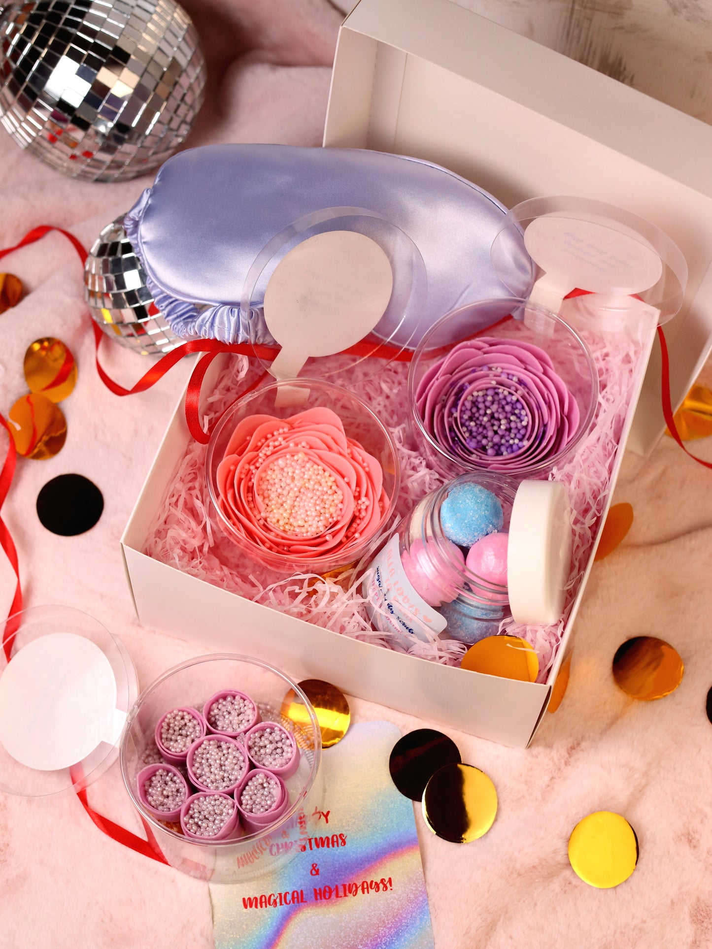 Standart Box with 3 ASMR Soaps and Sugar Scrub