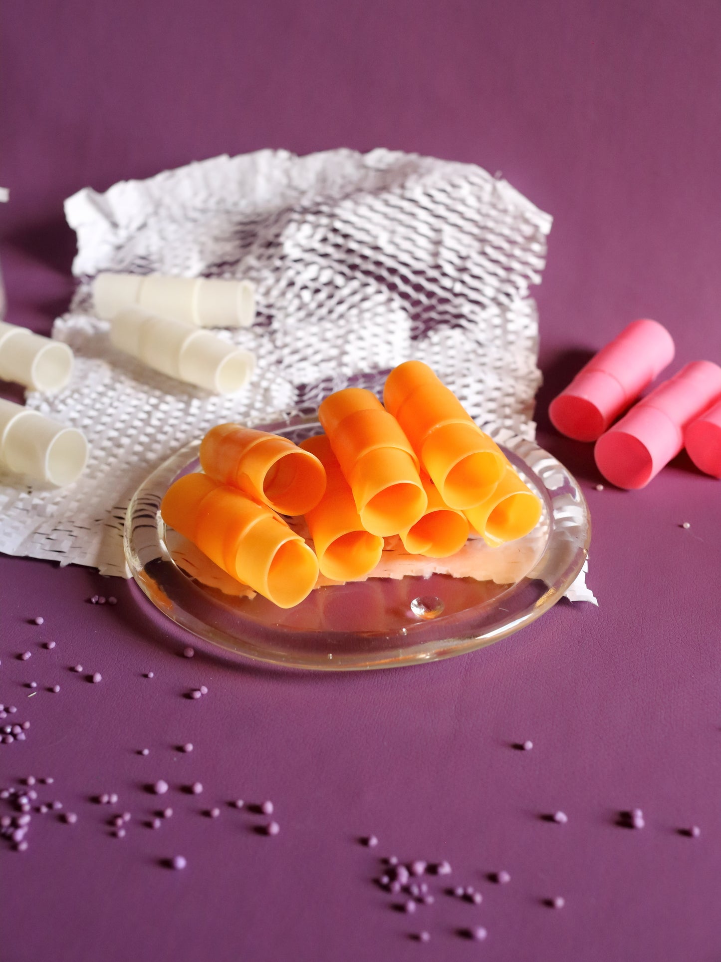 ASMR Crunch Tubes for Foaming