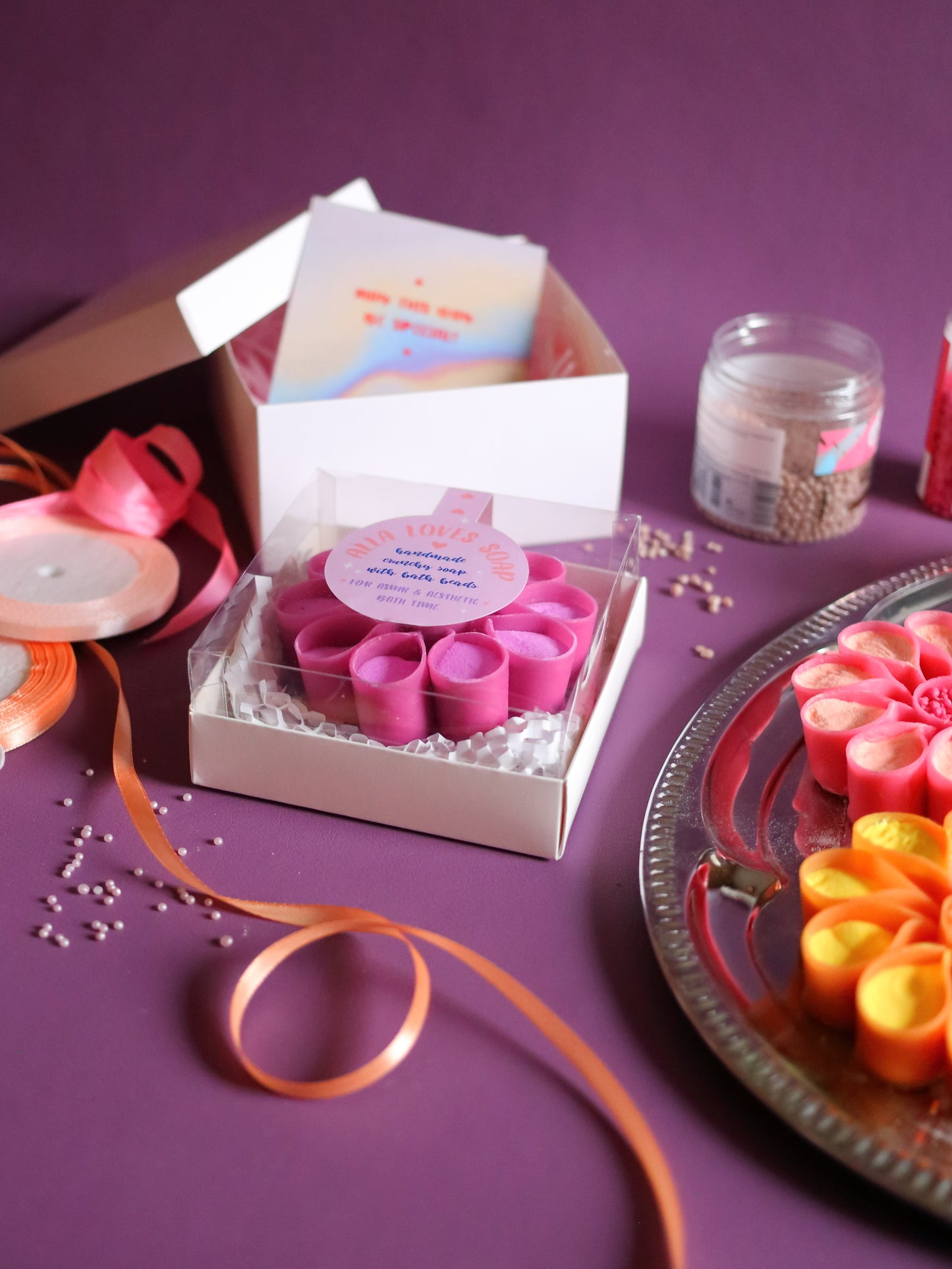 ASMR Flower Shaped Crispy Soap