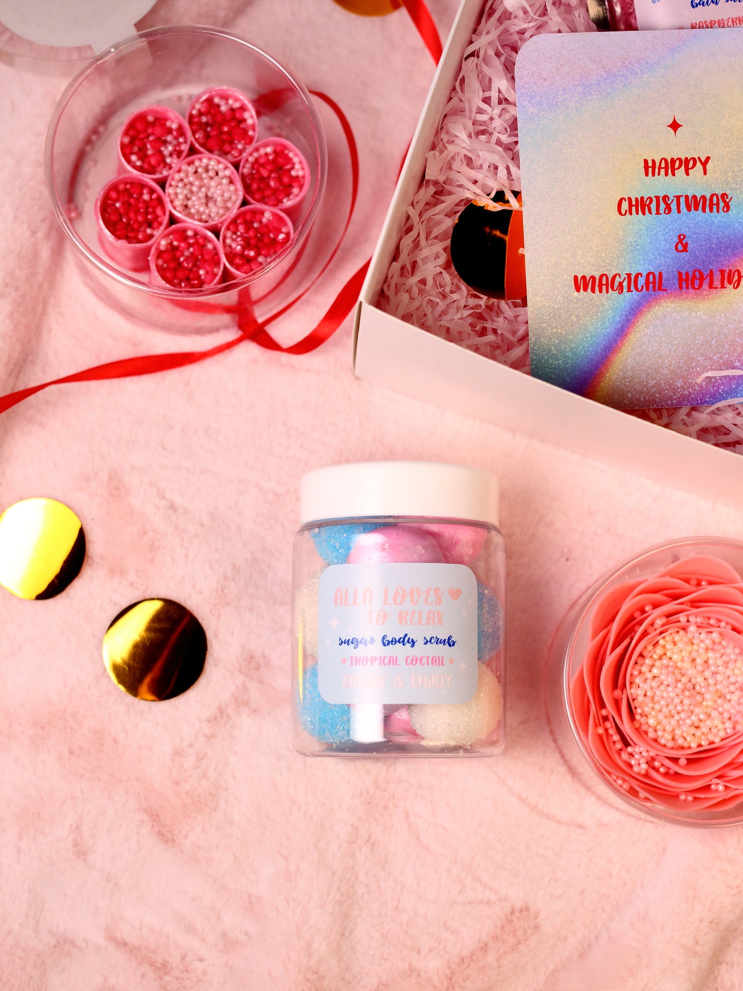 Standart Box with 3 ASMR Soaps and Sugar Scrub