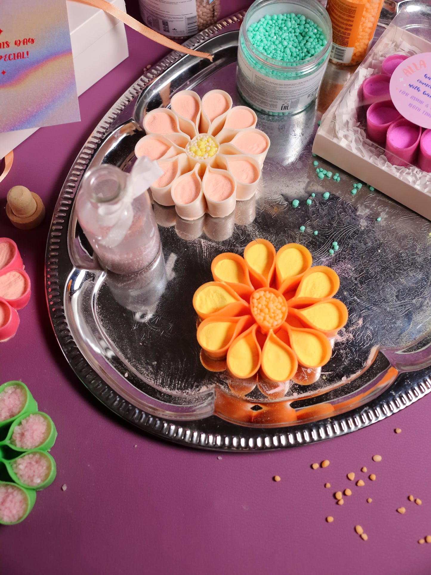 ASMR Flower Shaped Crispy Soap