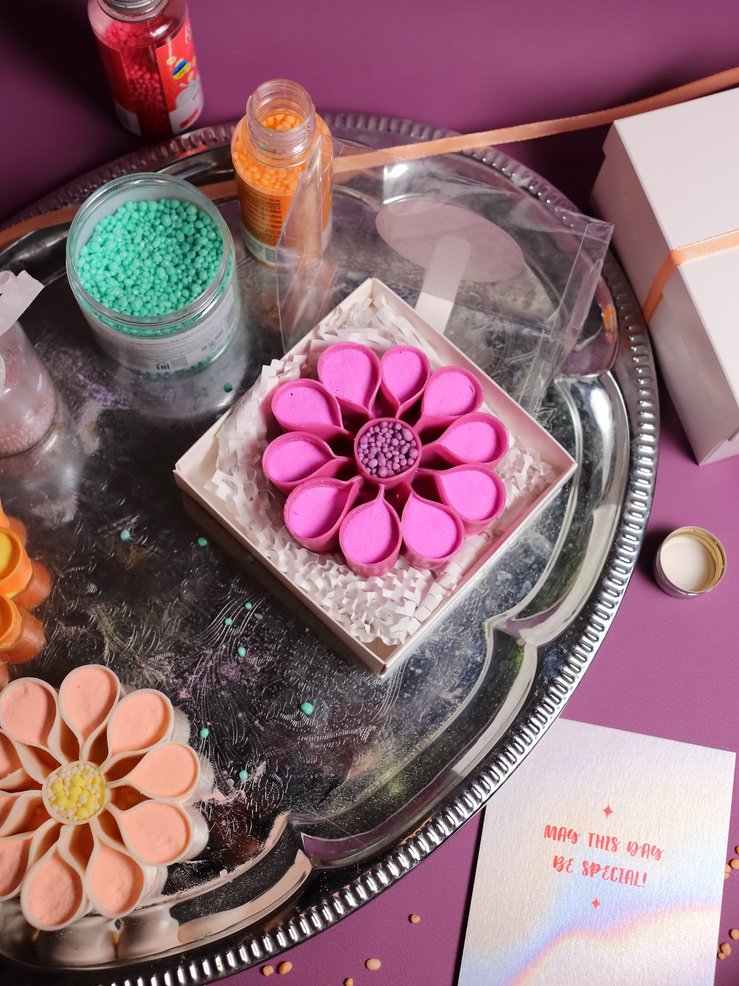 ASMR Flower Shaped Crispy Soap