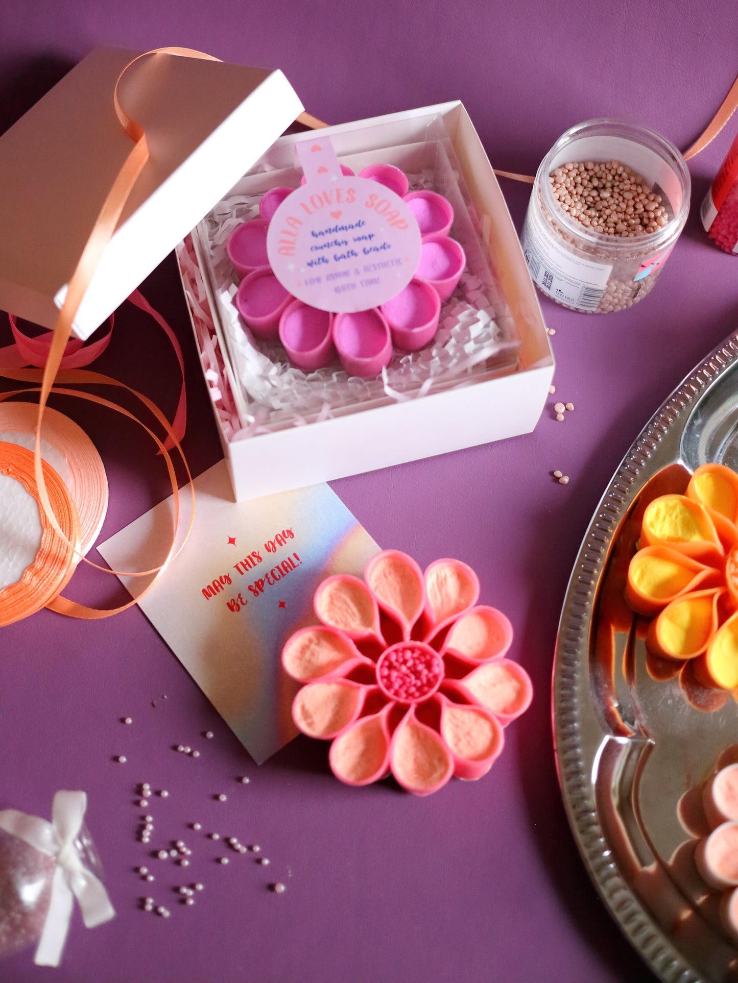 ASMR Flower Shaped Crispy Soap