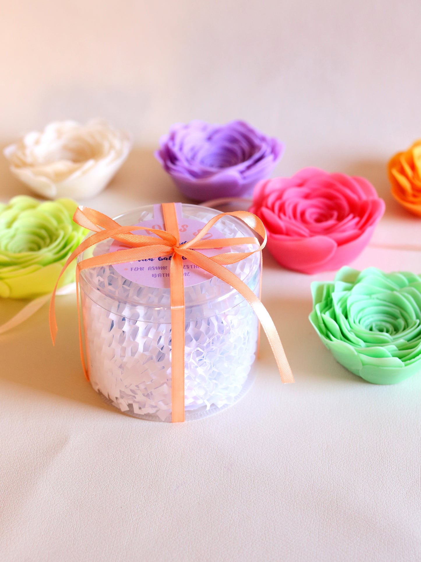 ASMR Single Rose-Shaped Crispy Soap