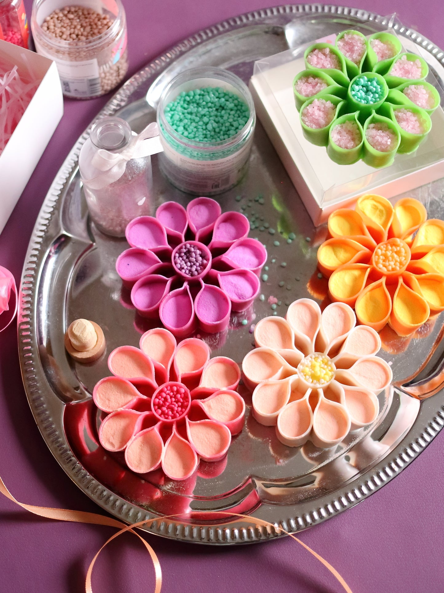 ASMR Flower Shaped Crispy Soap