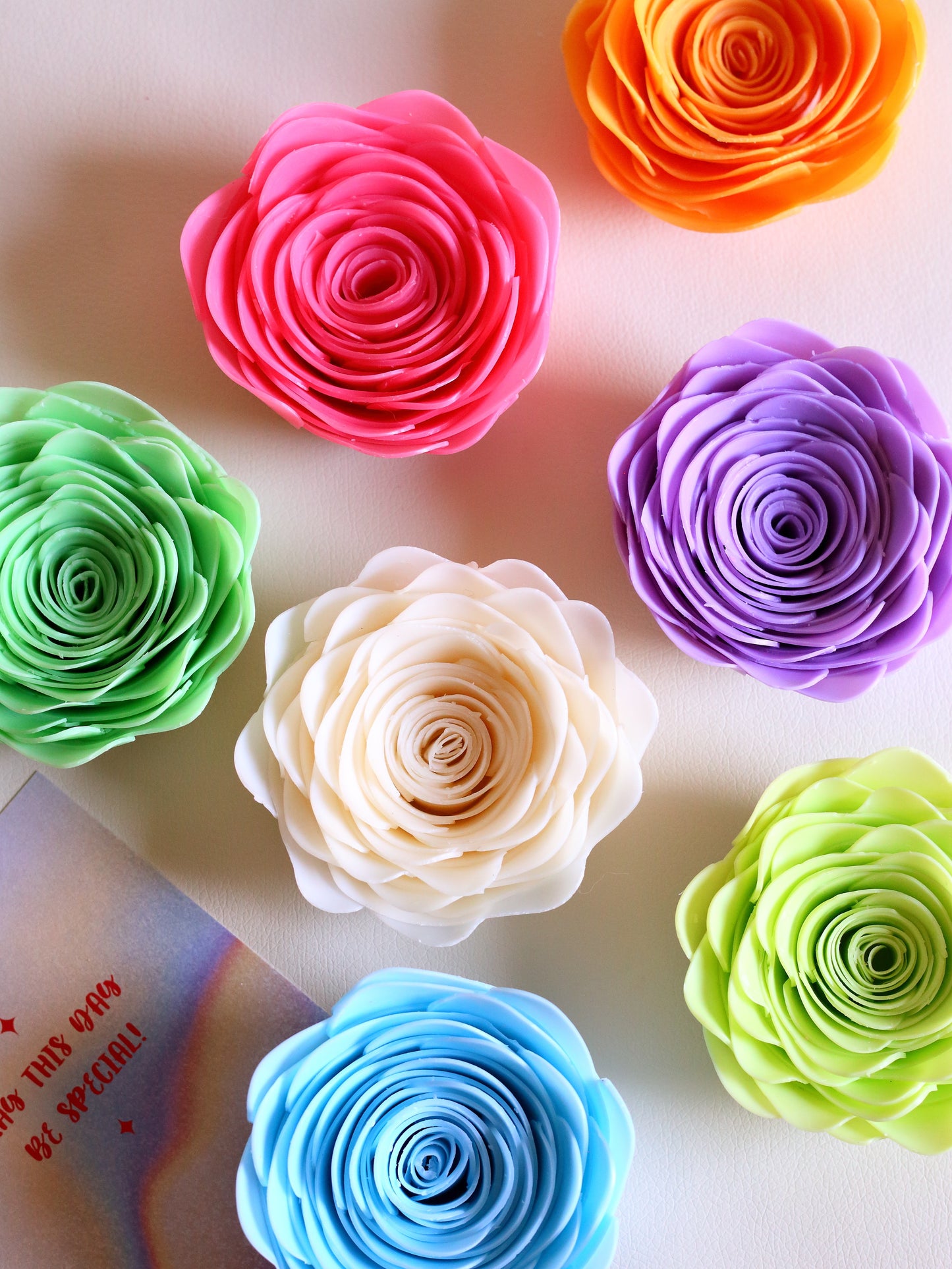 ASMR Single Rose-Shaped Crispy Soap