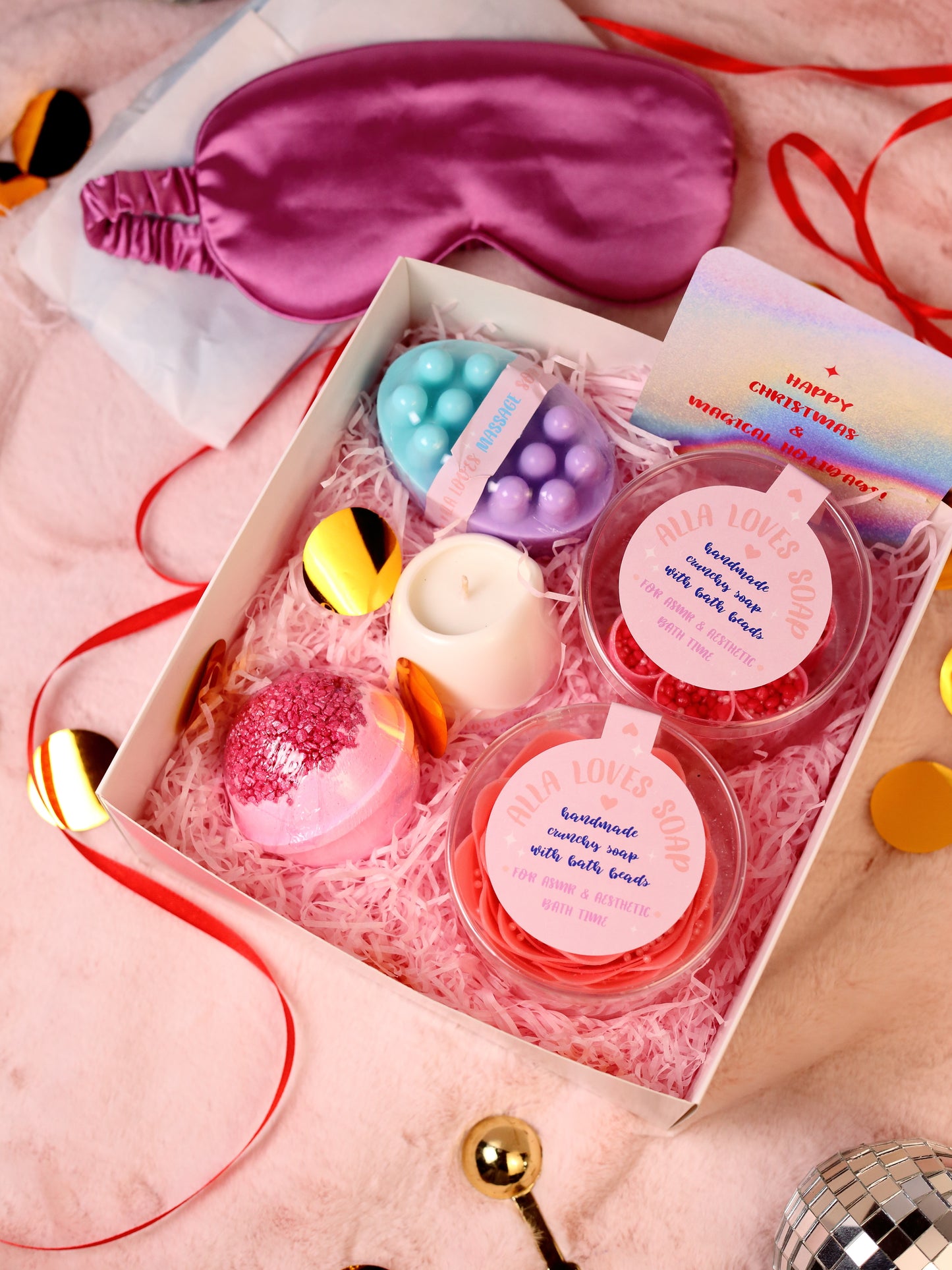 Standart Massage Bliss Box with 2 ASMR Soaps